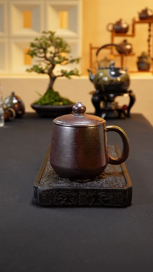 茶壶紫砂纯自然柴烧