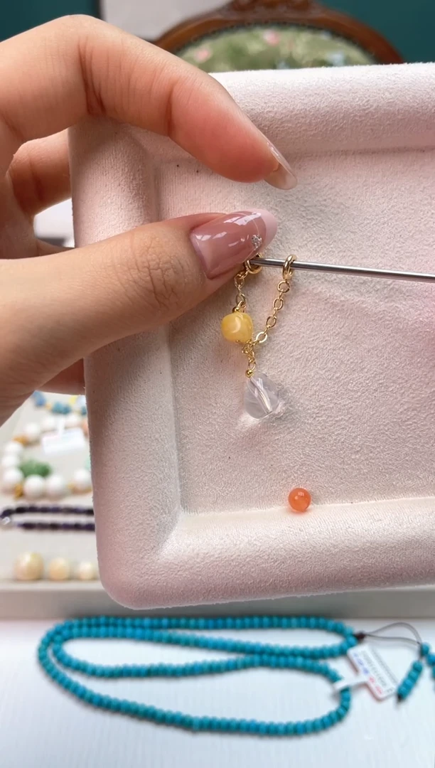 银S925镶嵌南红玛瑙珠宝奇石30