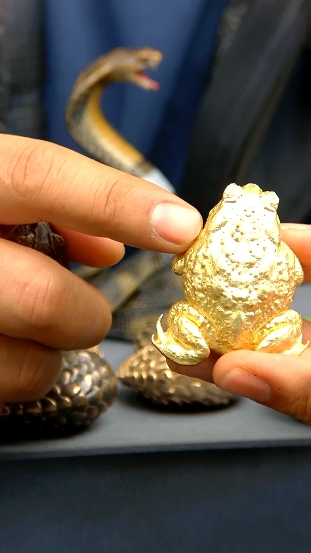 【闪购商品】小号黄铜蟾蜍小号黄铜蟾蜍