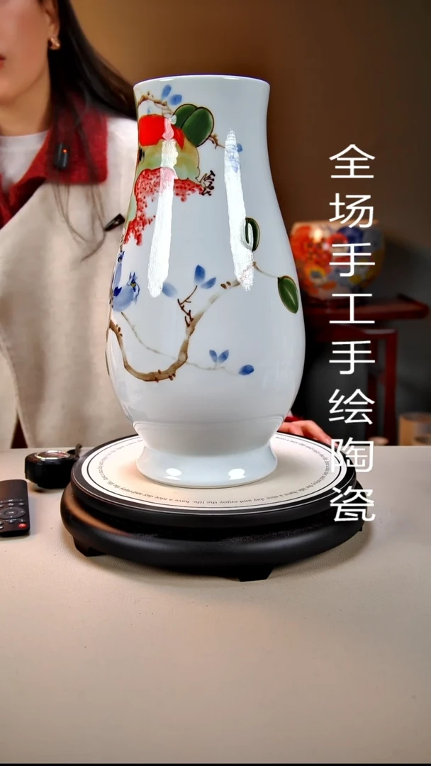 摆件陶景德镇手绘陶瓷12