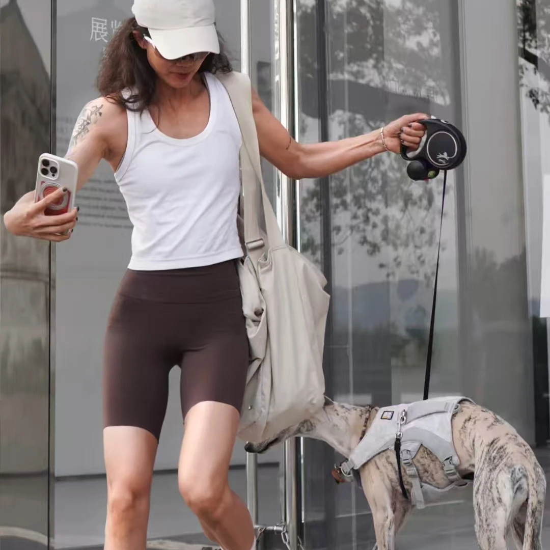 lulu同款2025夏季速干跑步健身瑜伽4分短裤