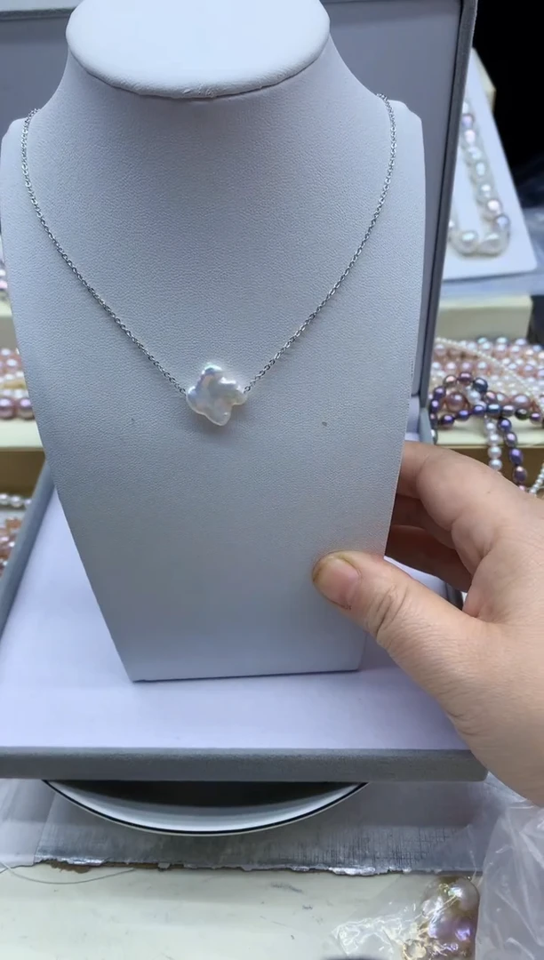 【闪购商品】淡水珍珠颈饰未镶嵌淡水珍珠项链