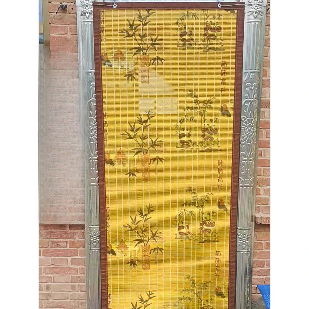 夏季门帘子新款竹门帘外门竹门帘仓夏天门帘夏季免打孔竹帘