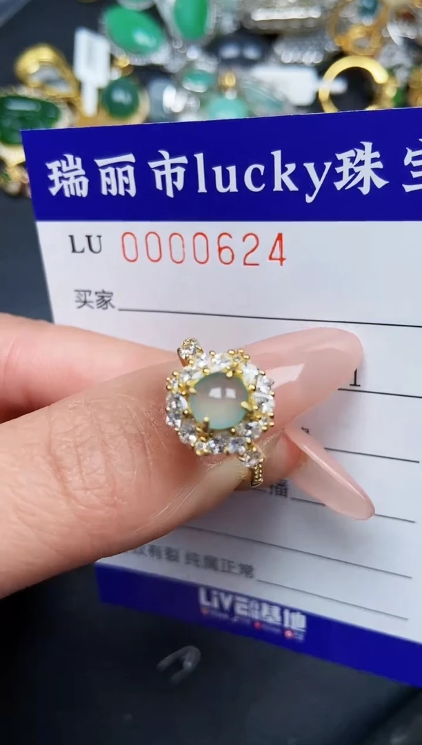 【闪购商品】翡翠颈饰银S925镶嵌0624