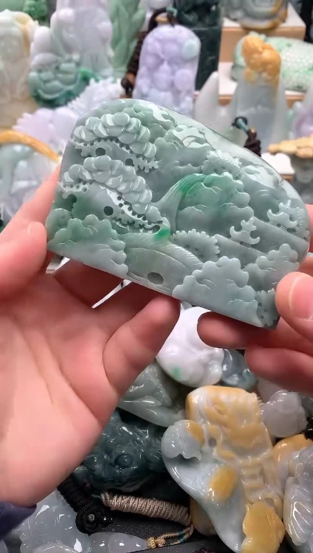 吊坠(不含链)未镶嵌翡翠1