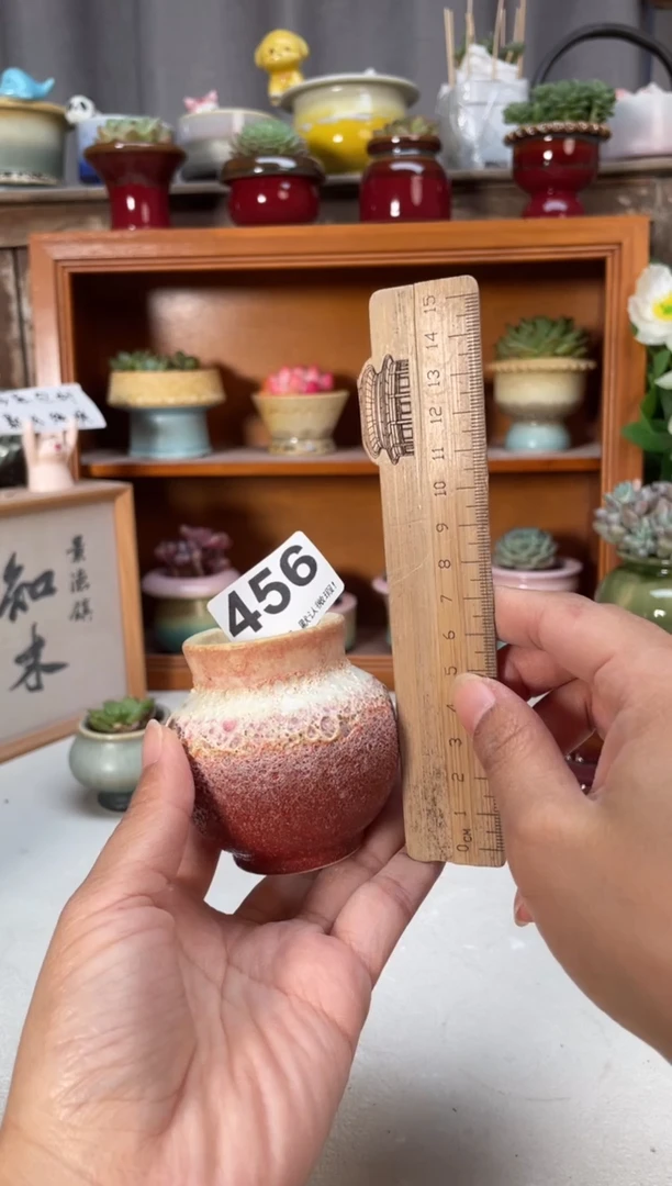 瓷片456知木小方花盆编号