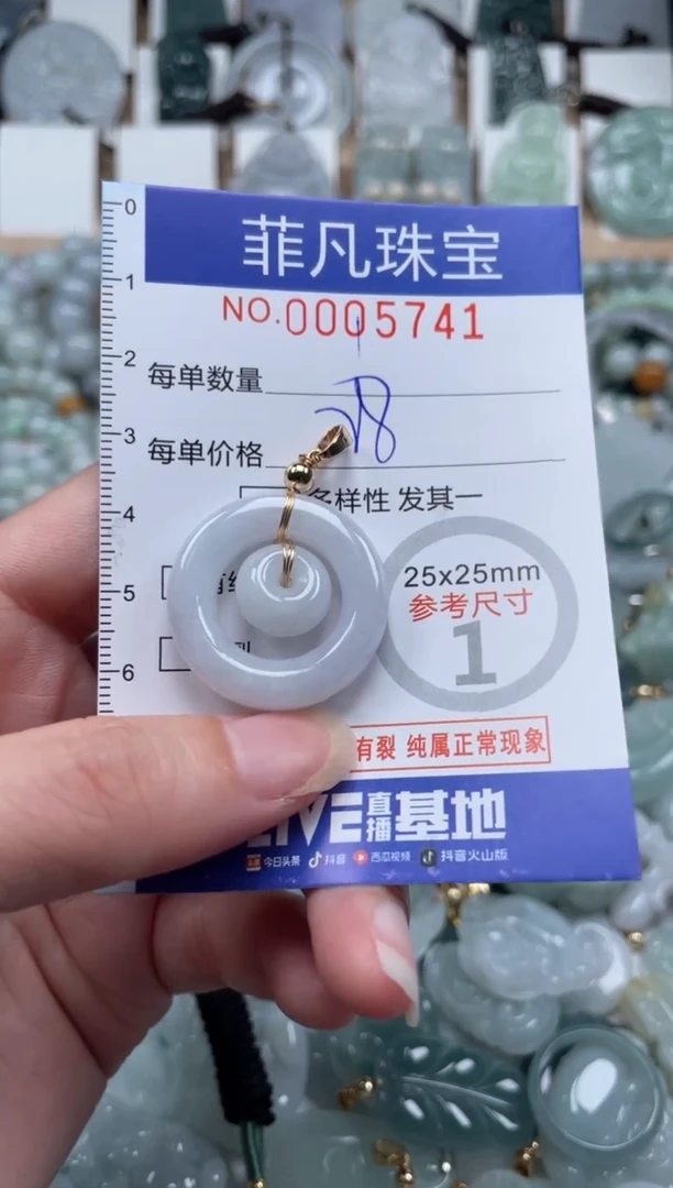 翡翠未镶嵌颈饰00..5741