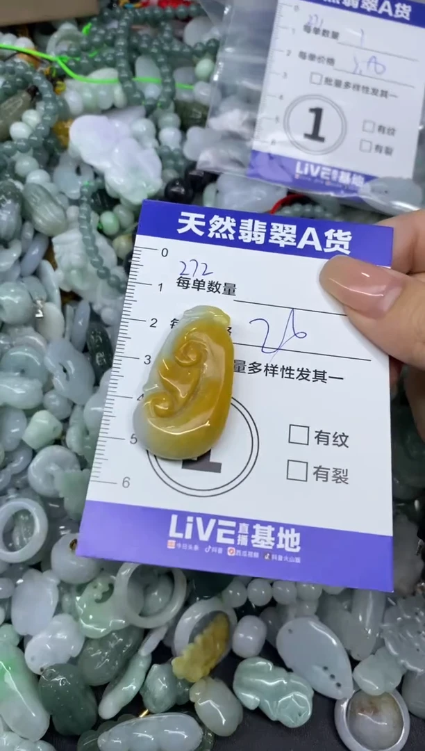 颈饰未镶嵌翡翠天然翡翠A货批量多样性发一件