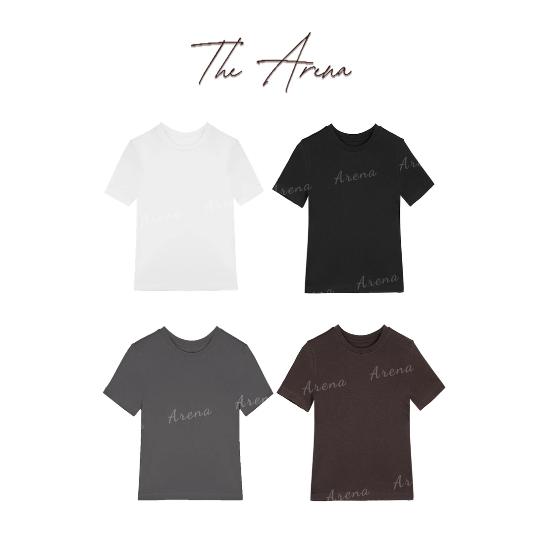 THE ARENA“丝柔物语2.0修身版”桑蚕丝混纺弹力修身圆领T恤XY-7566