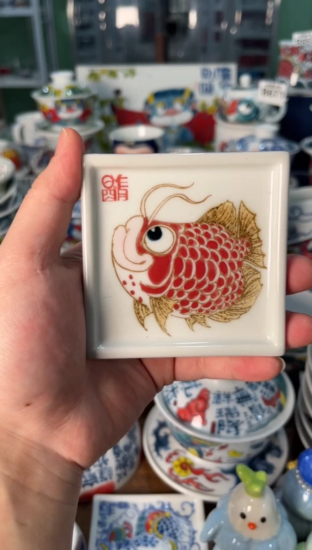 昨明手绘杯垫（微瑕价格）