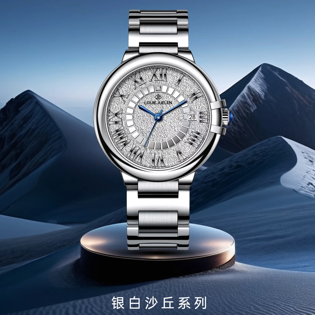 瑞士品牌LOUIEJUELEN/气球十八周年纪念款β-银白沙丘系列腕表zw