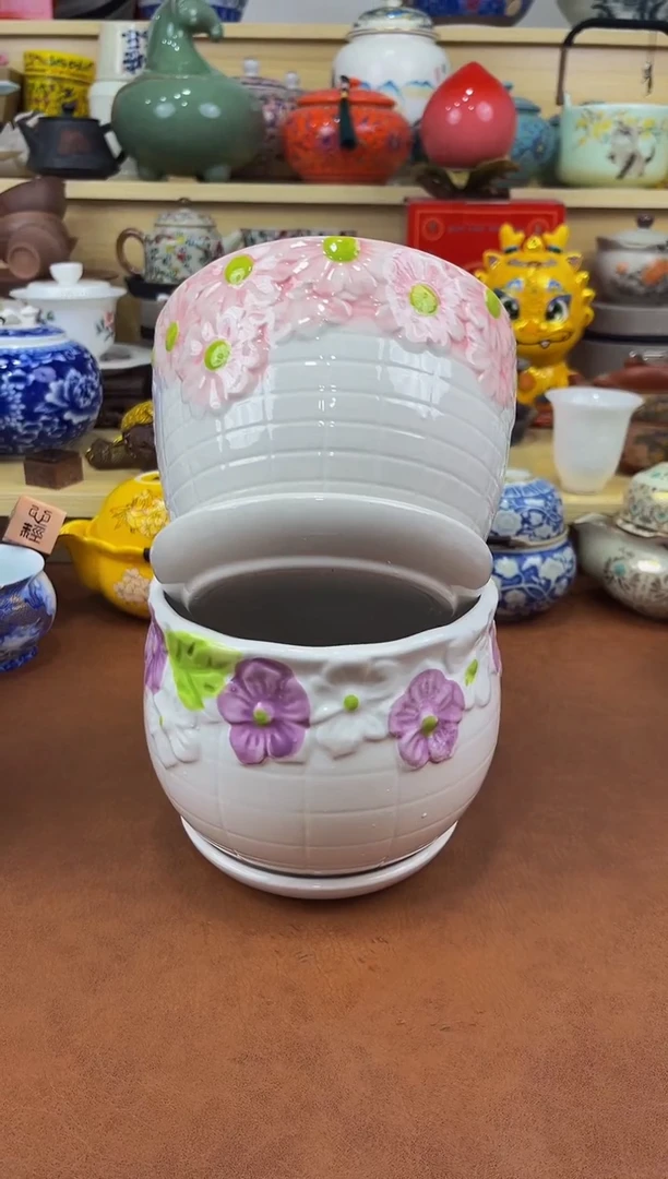 陶瓷茶具摆件旅行套组