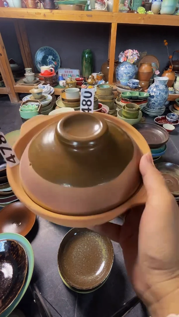 瓷片李*一480一人食小砂锅