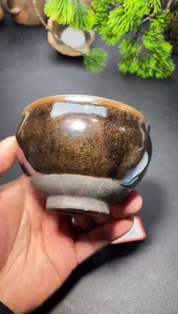 茶盏21（微瑕）叶紫建盏