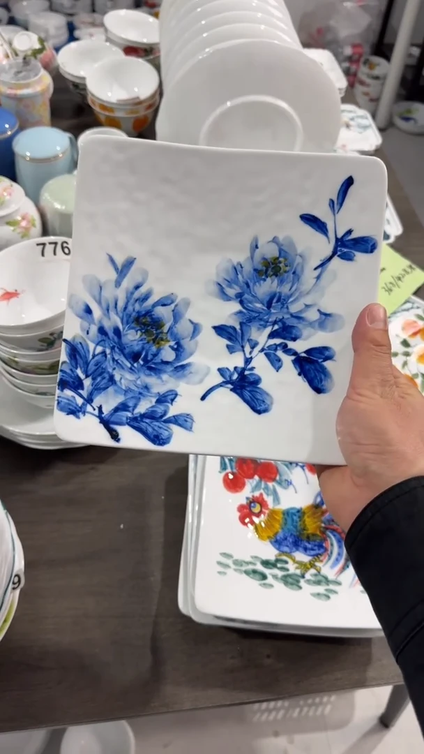 其他景德镇高温瓷（瓦片盘）