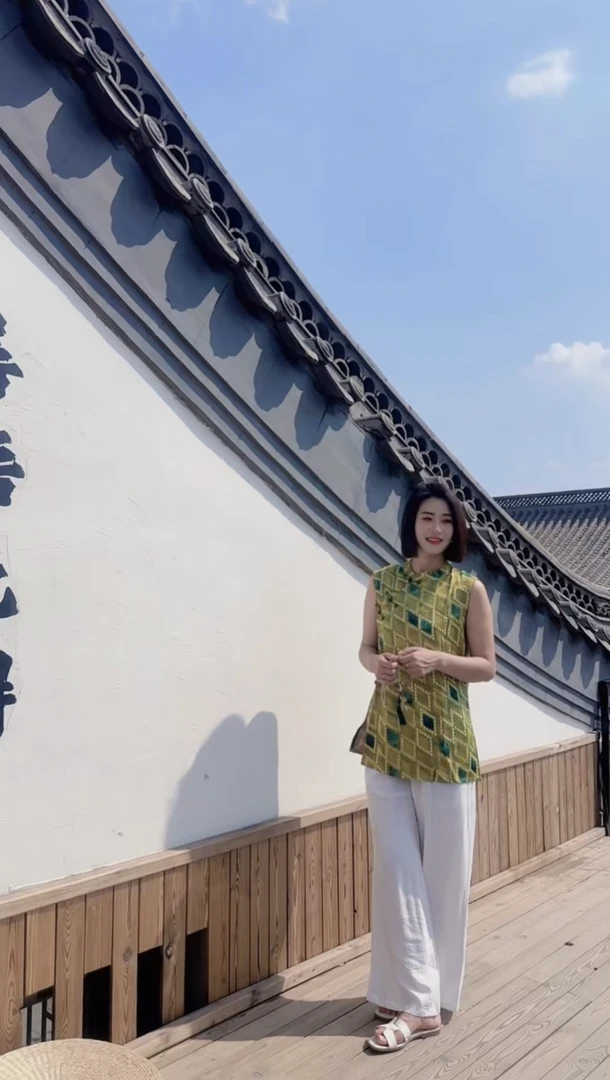 妍妍推荐“新中式”【如日方升】2025夏季新款国风无袖旗袍长款上衣