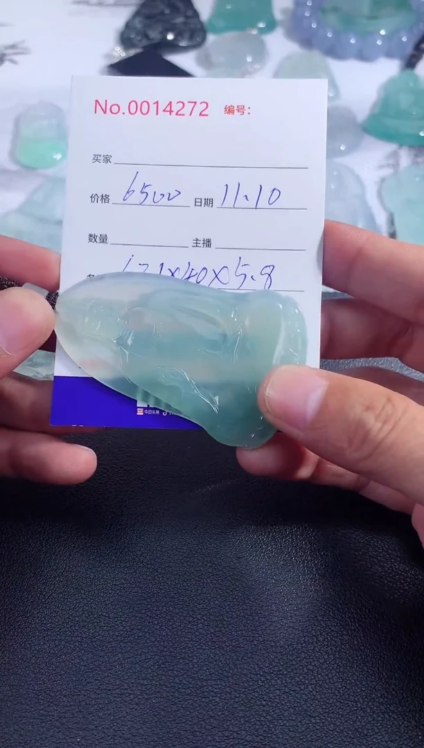 颈饰未镶嵌翡翠素衣