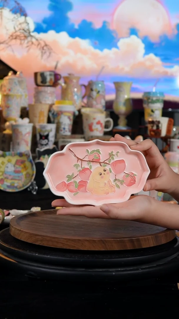 陶瓷便携款手工手绘景德镇陶瓷
