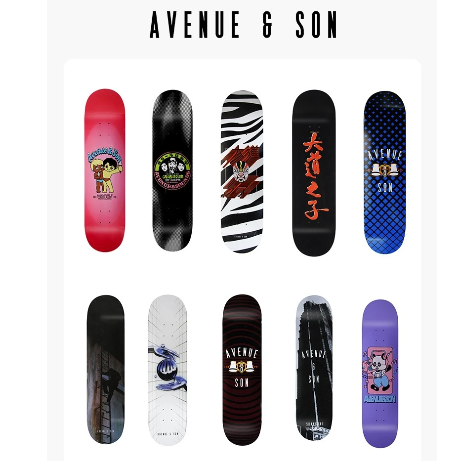 超值福袋滑板 AVENUE&SON+EVISEN 1+1