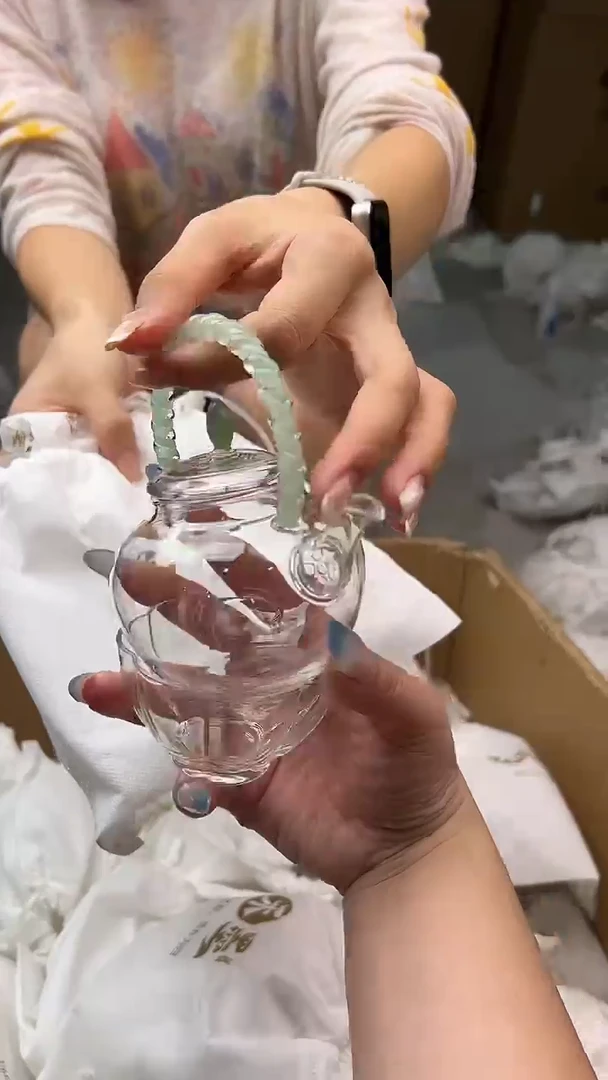 禾墨 栀意提梁壶浅玉色+杯子