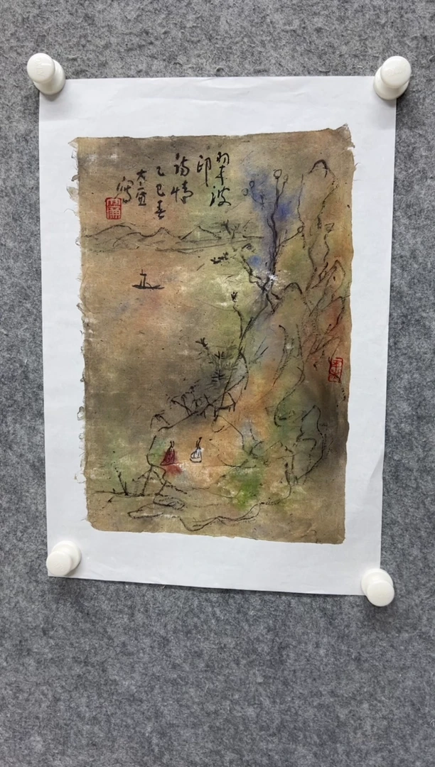 国画写意画花鸟画手绘