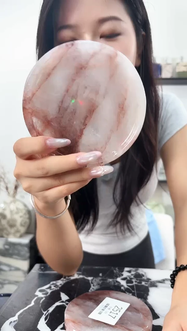 石材粉萤石圆盘001