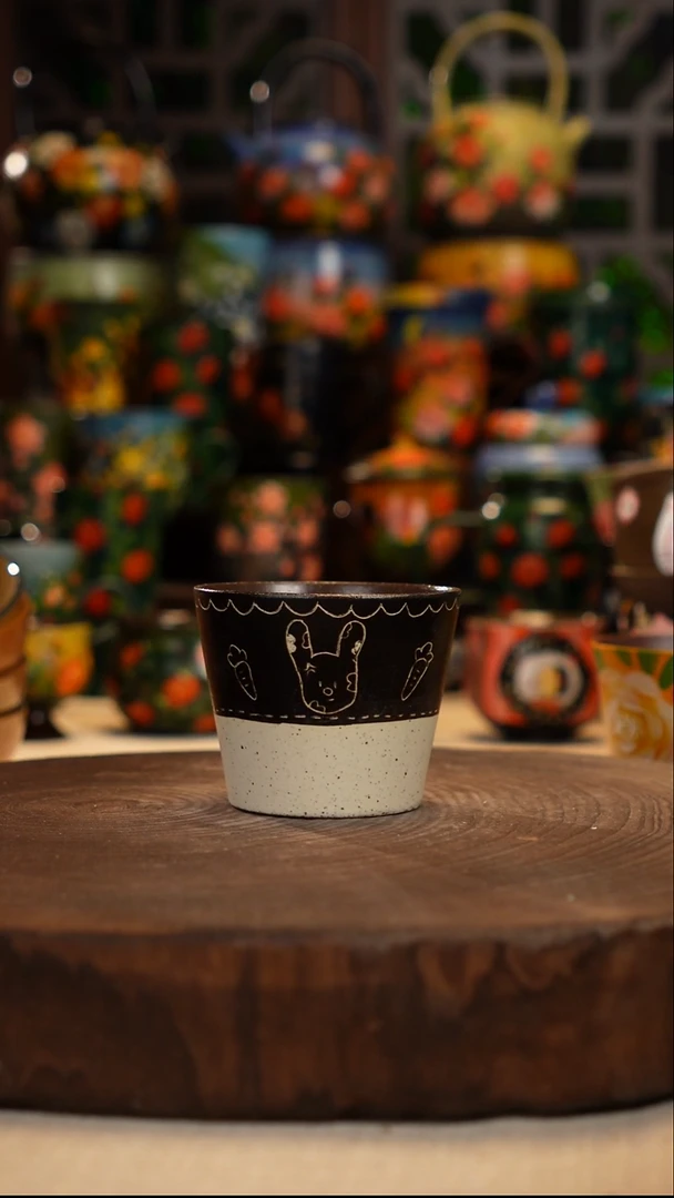 陶瓷油画手绘釉下彩