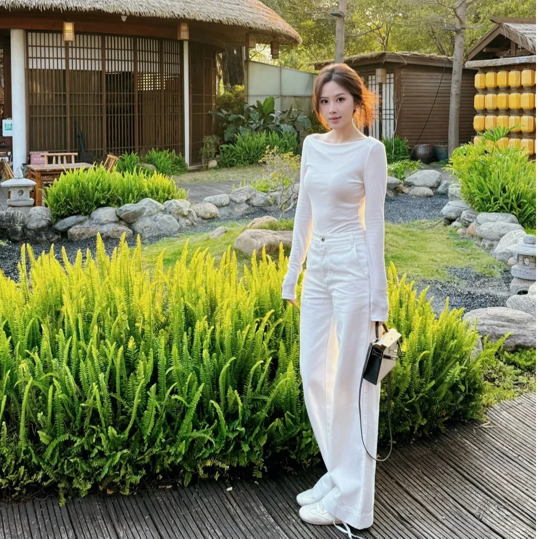 秋季新款时尚套装长袖上衣气质显瘦洋气休闲百搭甜美温柔外穿上衣