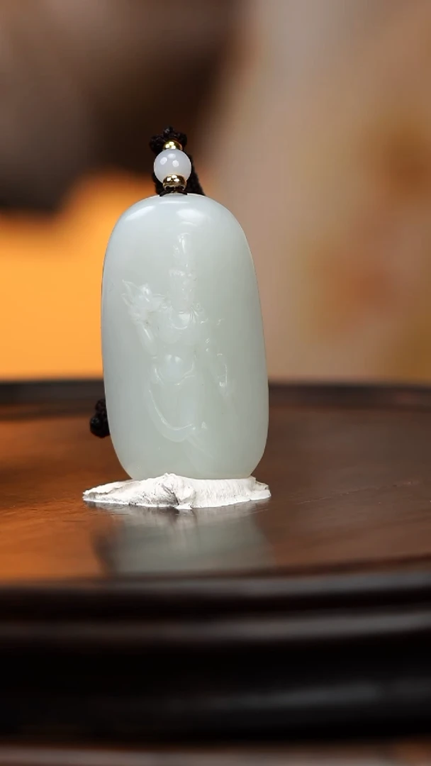 和田玉未镶嵌挂件挂件