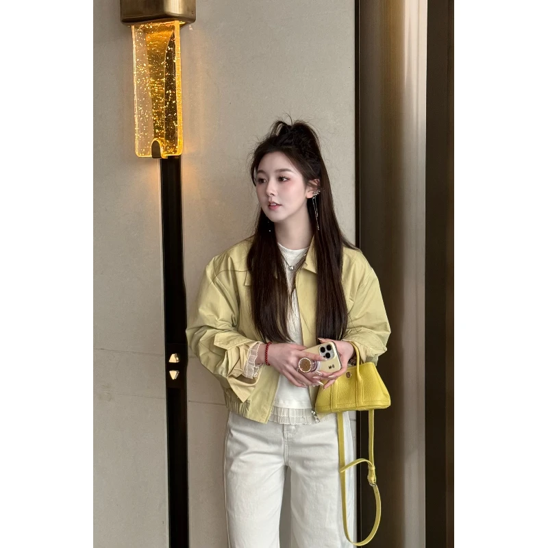 宿慕女款外套春季2025新款时尚百搭休闲外套M000L7气质显瘦森系