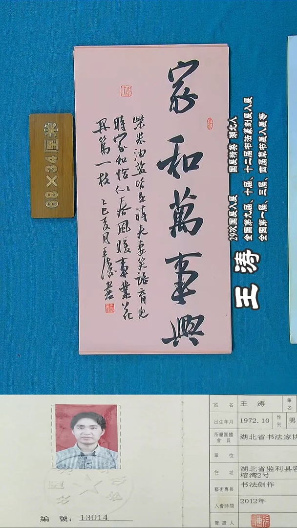 书法32R王涛书法作品