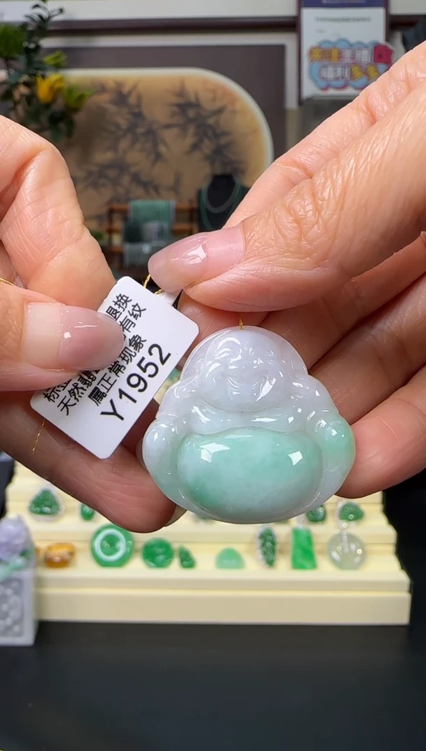 颈饰未镶嵌翡翠Y1952佛公福利价