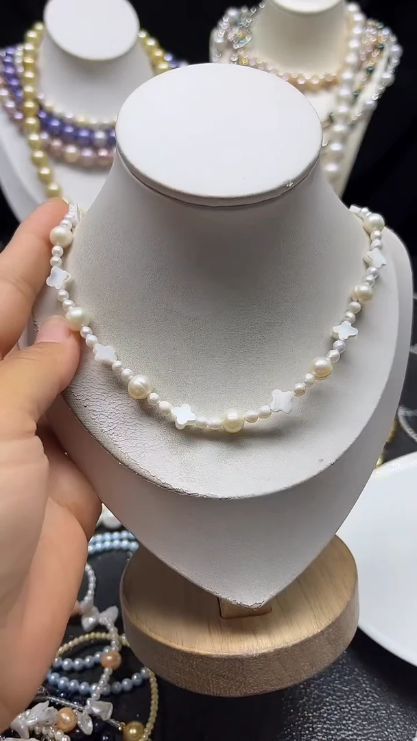 颈饰未镶嵌淡水珍珠多人