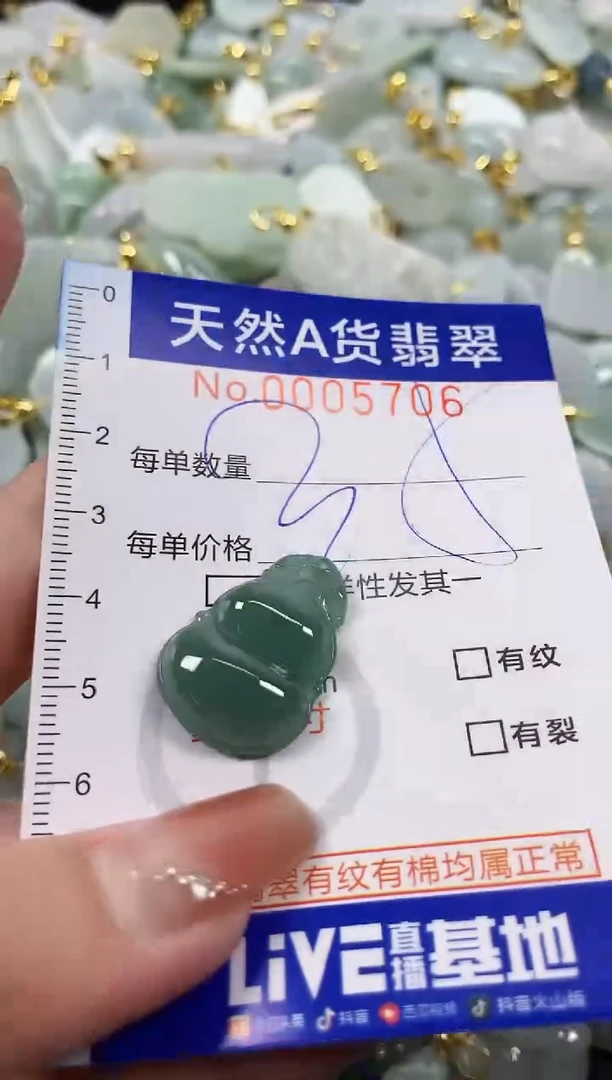 颈饰未镶嵌翡翠天然A货翡翠