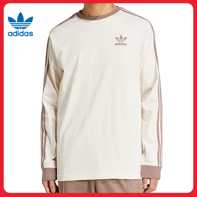 【劲浪体育】adidas阿迪达斯三叶草男子运动休闲长袖T恤JN7022