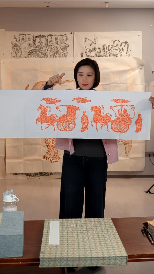 拓片用纸印石非遗传承拓片
