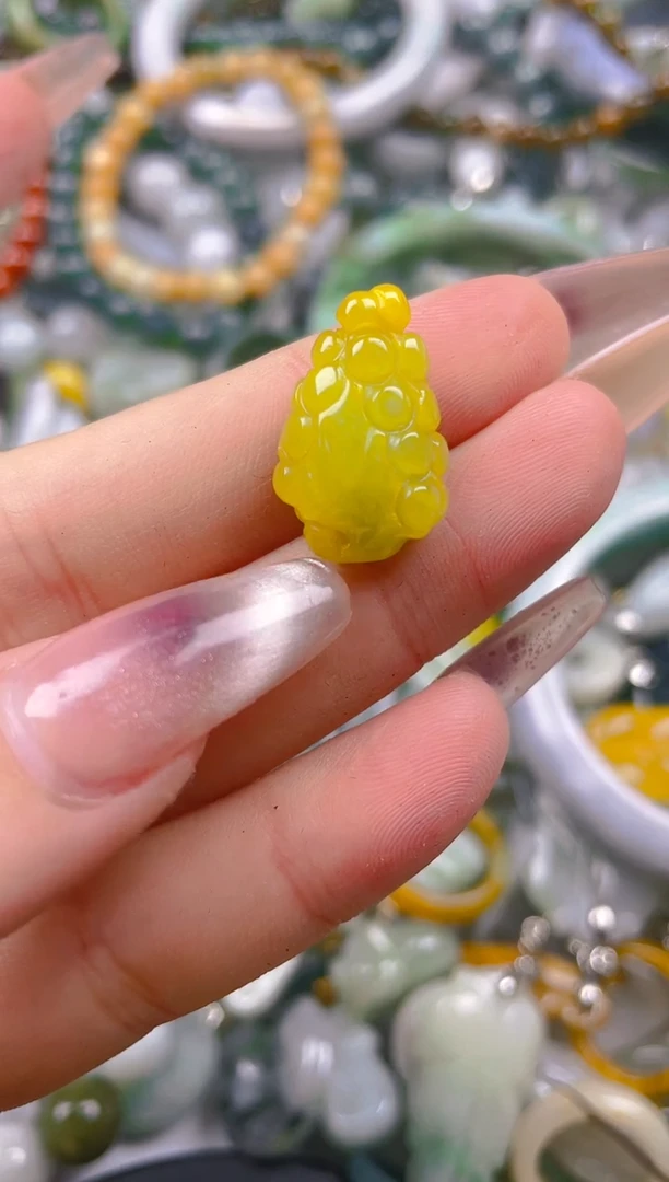 【闪购商品】翡翠颈饰未镶嵌/L/翡翠A货一图一物