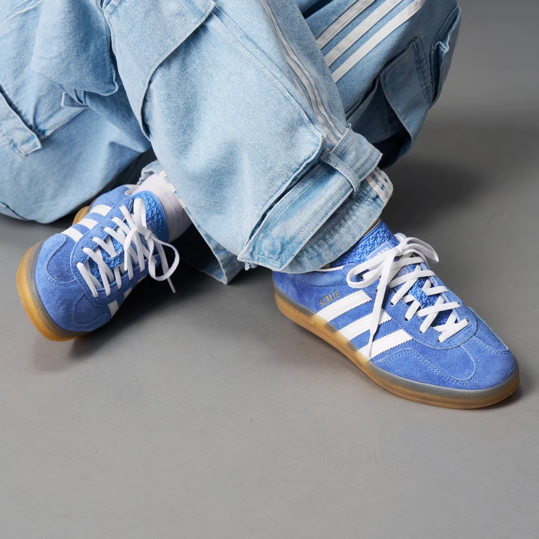 adidas/阿迪达斯GAZELLE  INDOOR经典运动板鞋德训鞋T头鞋HQ8717