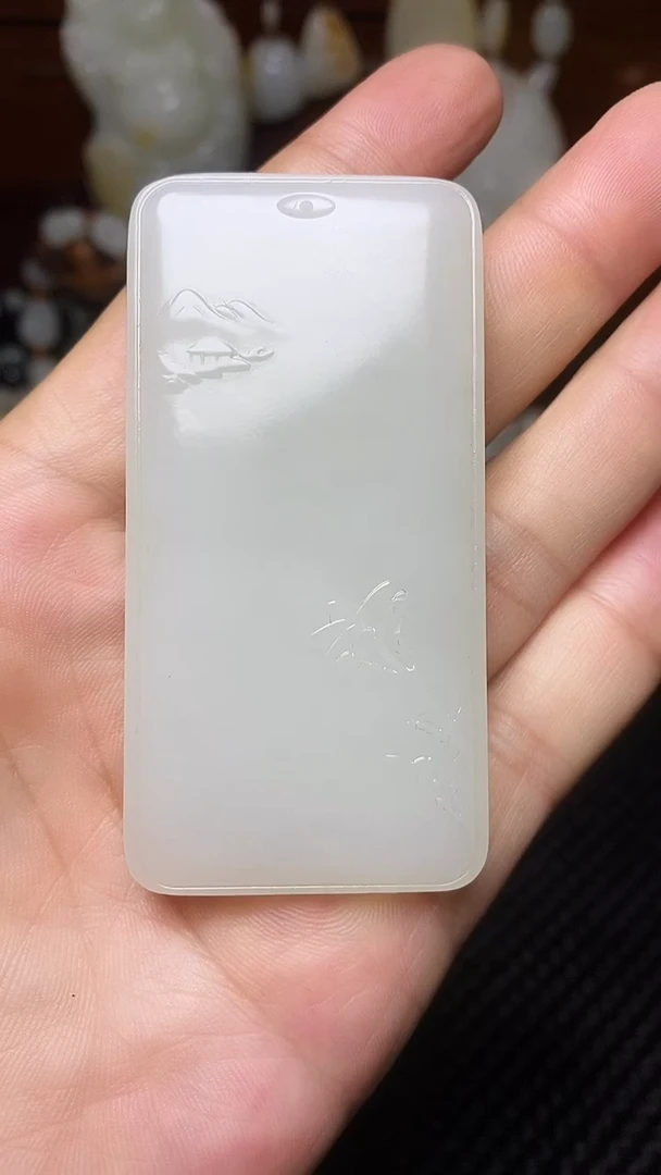 未镶嵌和田玉挂件L*L