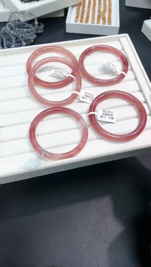 【闪购商品】石英质玉手镯未镶嵌47A多样性发其一/1条默认微瑕61