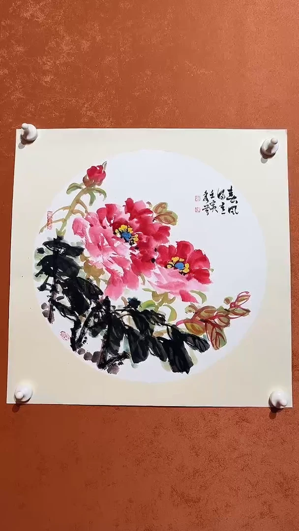 绘画2平尺花鸟作品