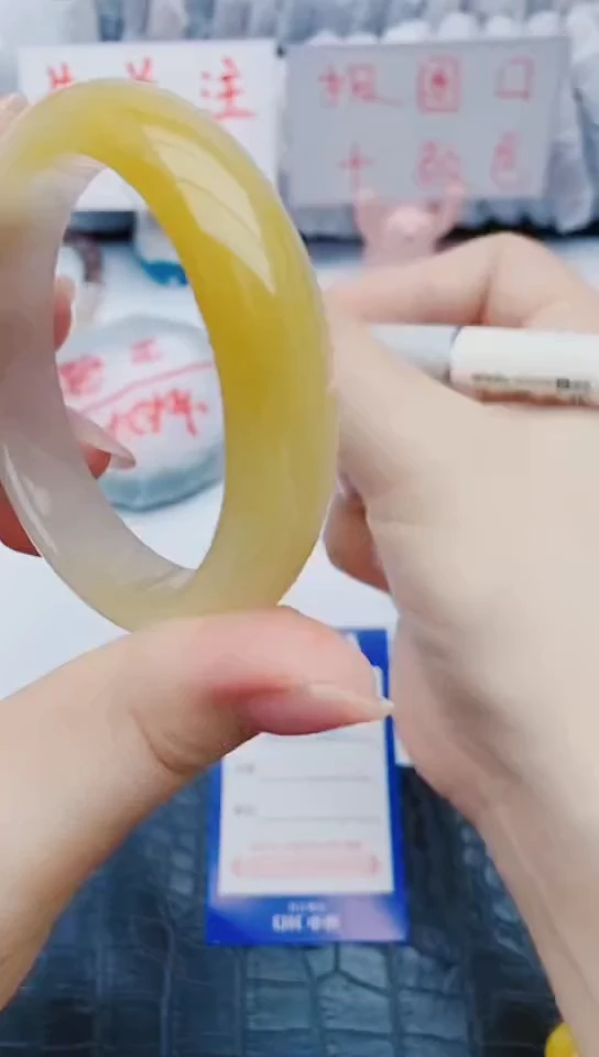 未镶嵌手镯石英质玉y288+55-56