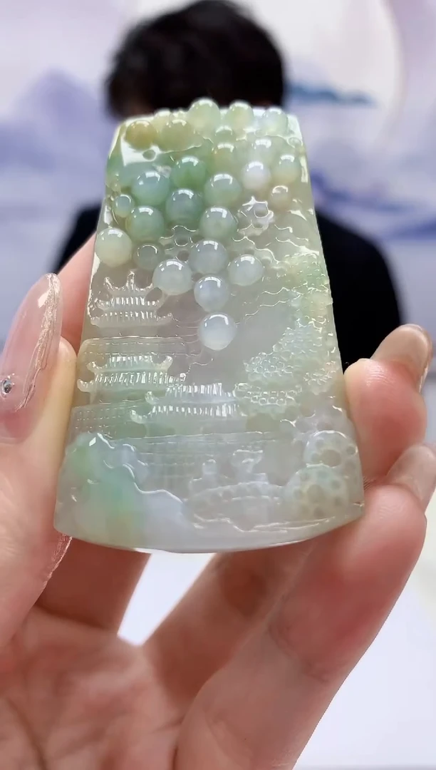 【闪购商品】定制翡翠未镶嵌5145jw-毛货挂件67