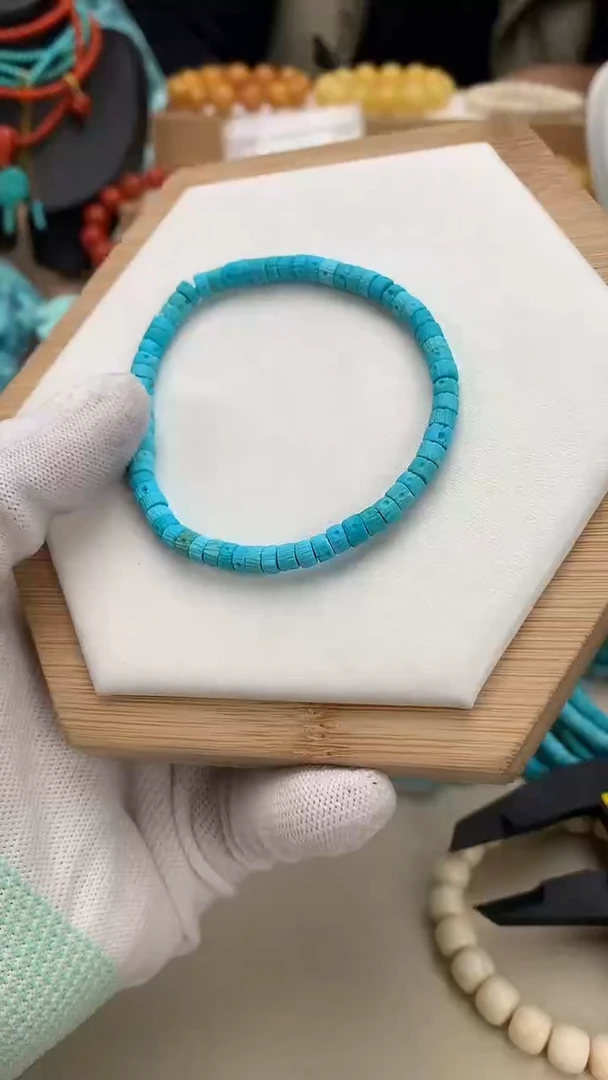 未镶嵌绿松石珠宝半成品35