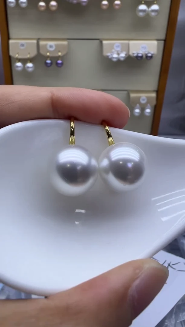 未镶嵌耳饰淡水珍珠098