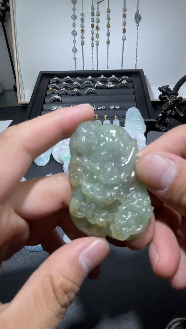 吊坠(不含链)未镶嵌翡翠天然翡翠A货