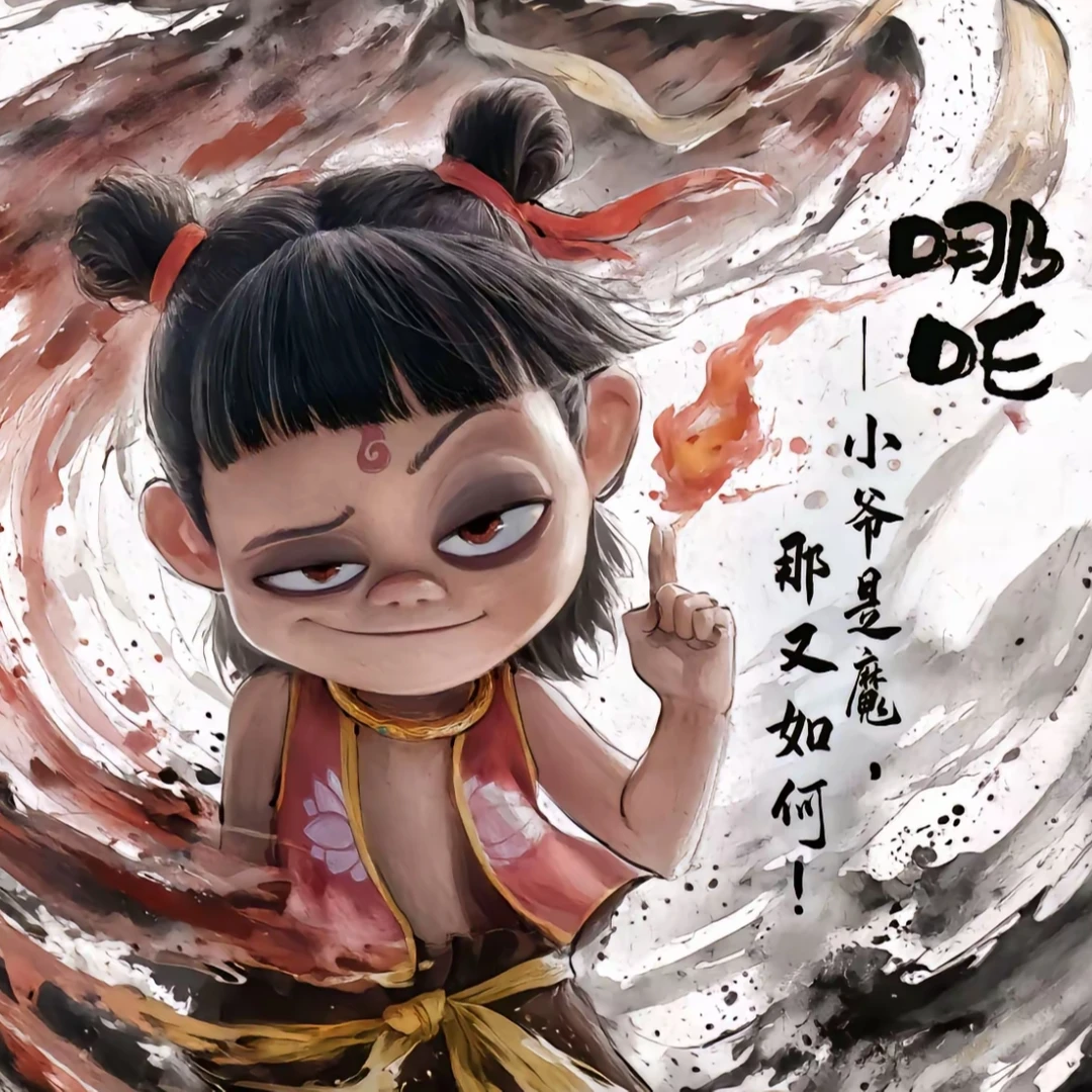 新人fufu《哪吒2之魔童闹海ex版》动漫收藏卡牌盲盒 代拆