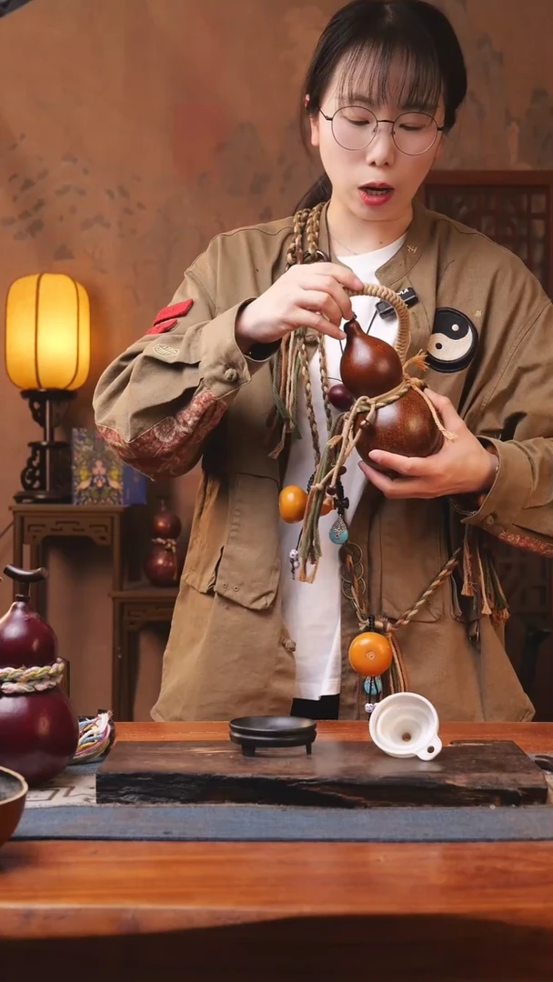 【闪购商品】267号精品大漆葫芦防腐防渗装水茶酒