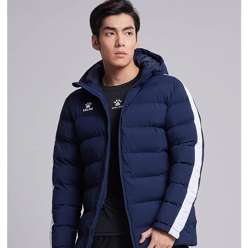 【训练棉服】卡尔美官方旗舰店KELME冬季加厚保暖棉衣时尚连帽外套