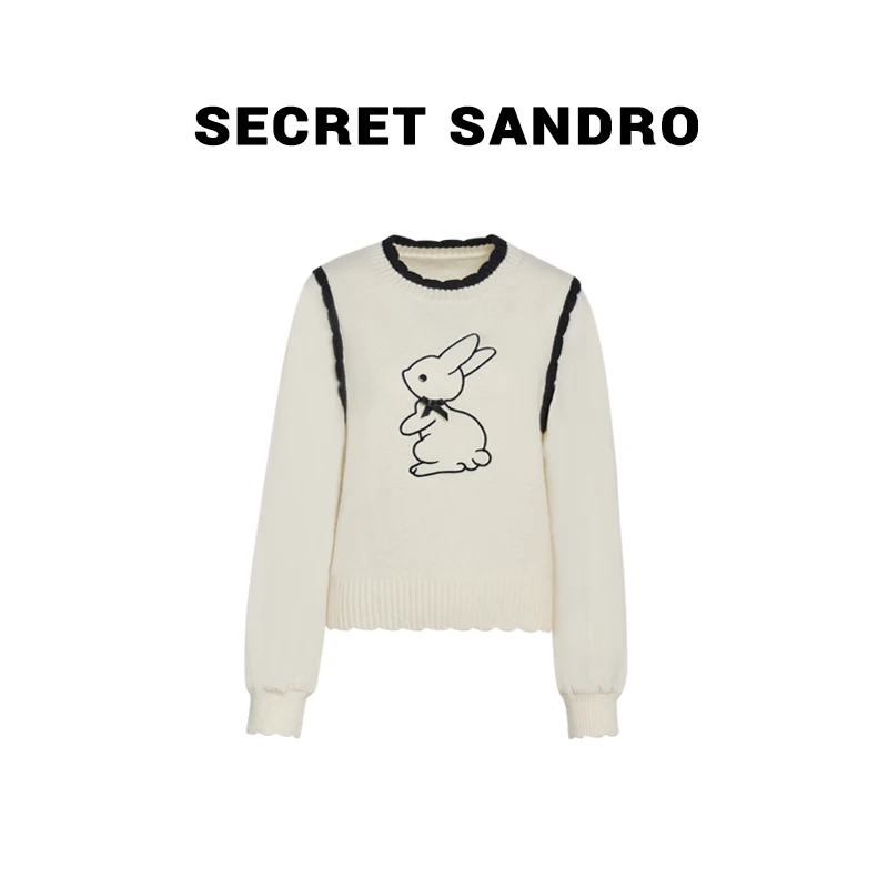 【大白兔】Secret Sandro 楚楚  毛针织衫 M25287006Q